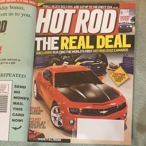 Hot Rod Magazine February 2009 First Hot Rod 2010 Cameros Small Block Bolt Ons